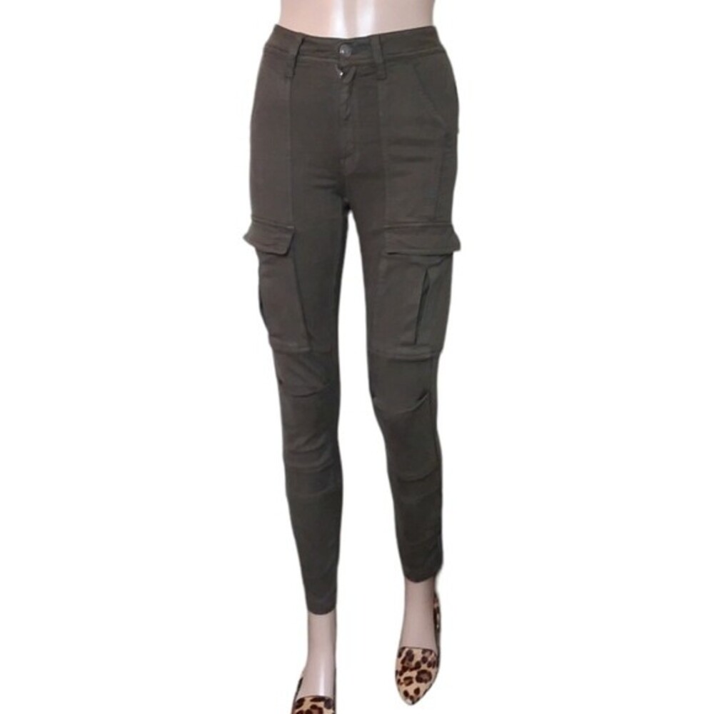 JOIE High Rise Park Skinny Cargo Utility Pants